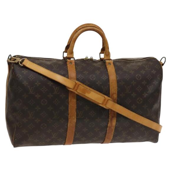 LOUIS VUITTON Monogram Keepall Bandouliere 50 Boston Bag M41416 - Picture 1 of 16